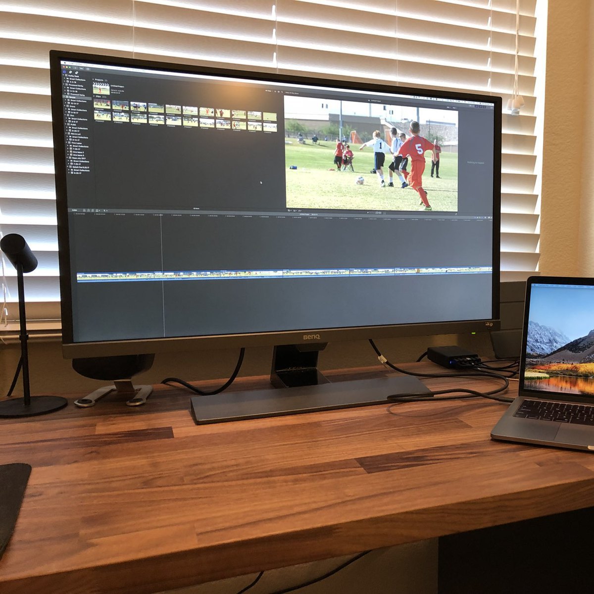BenQ 4K HDR monitor, fresh out of the box